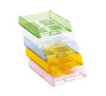 Vaschetta portacorrispondenza TR25310 - 26 x 34 x 6 cm - azzurro trasparente - Arda