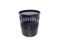 Cestino gettacarte - traforato - 12 L - nero - Arda