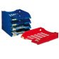 Vaschetta portacorrispondenza forata E040 - 26 x 34,5 x 6,5 cm - blu - Fellowes