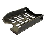Vaschetta portacorrispondenza forata E040 - 26 x 34,5 x 6,5 cm - nero - Fellowes