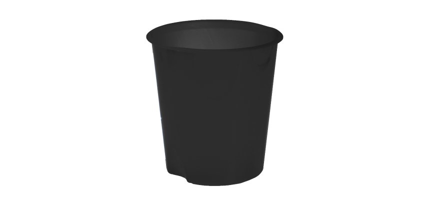 Cestino gettacarte E020 Modula - altezza 32,5 cm - diametro 31 cm - 16,5 L - nero - Fellowes