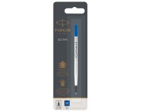 Refill roller Quink standard - punta media - metallo - blu - Parker