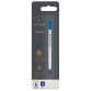 Refill roller Quink standard - punta media - metallo - blu - Parker