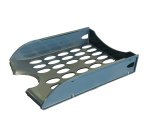 Vaschetta portacorrispondenza forata E040 - 26 x 34,5 x 6,5 cm - blu navy - Fellowes