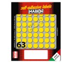 Markin X10005BL self-adhesive label Yellow 630 pc(s)