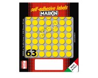 Markin X10005BL self-adhesive label Yellow 630 pc(s)