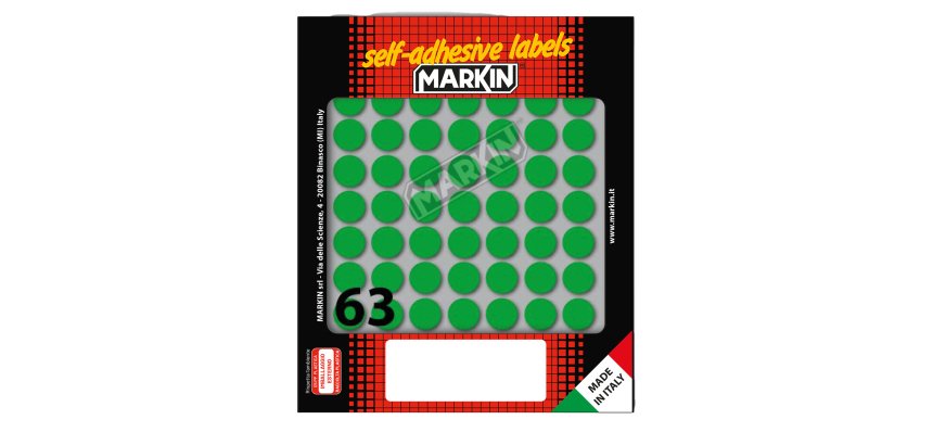 Markin X10005BL self-adhesive label Blue 630 pc(s)