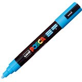 Uni-Ball PC-5M marker Bullet tip Light Blue