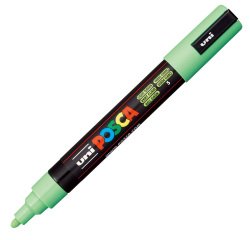 Uni-Ball PC-5M marker Bullet tip Light Green