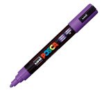Marcatore a base d'acqua Uni Posca PC5M  - punta  tonda media da 1,8mm a 2,5mm - viola - Uni Mitsubishi