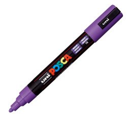 Uni-Ball PC-5M marker Bullet tip Violet