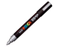 Uni-Ball PC-5M marker Bullet tip Silver