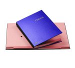 Libro firma - 14 intercalari rinforzati - 24x34 cm - blu - Fraschini