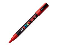 Uni-Ball PC-3M marker Bullet tip Red