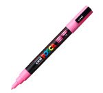 Marcatore a base d'acqua Uni Posca PC3M  - punta fine da 0,9mm a 1,3mm - rosa - Uni Mitsubishi