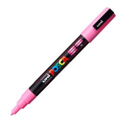 En_rotulador uni posca pc-3m rosa
