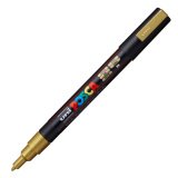 Marcatore a base d'acqua Uni Posca PC3M  - punta fine da 0,9mm a 1,3mm - oro - Uni Mitsubishi
