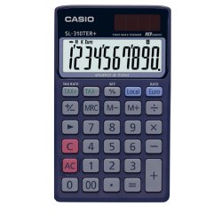 Calcolatrice tascabile SL-310TER+ - 10 cifre - blu - Casio