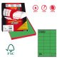 Etichette adesive C/500 - in carta - permanenti - 70 x 36 mm - 24 et/fg - 100 fogli - verde - Markin