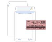 Busta a sacco Competitor FSC - strip adesivo - 16 x 23 cm - 80 gr - bianco - Pigna Envelopes - conf. 100 pezzi