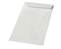 Busta a sacco - lembo non gommato - 10 x 15 cm - 50 gr - bianco - Blasetti - conf. 1000 pezzi