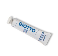 Tempera Tubo 4 - 12ml - bianco - Giotto