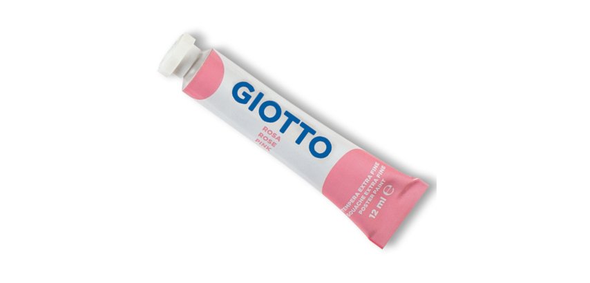 Tempera Tubo 4 - 12ml - rosa - Giotto