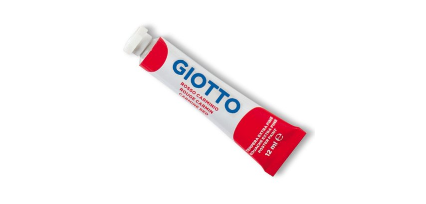 Tempera Tubo 4 - 12ml - rosso carminio - Giotto