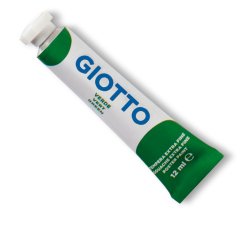 Tempera Tubo 4 - 12ml - verde - Giotto