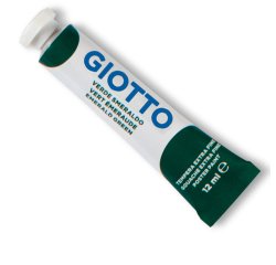 Tempera Tubo 4 - 12ml - verde smeraldo - Giotto