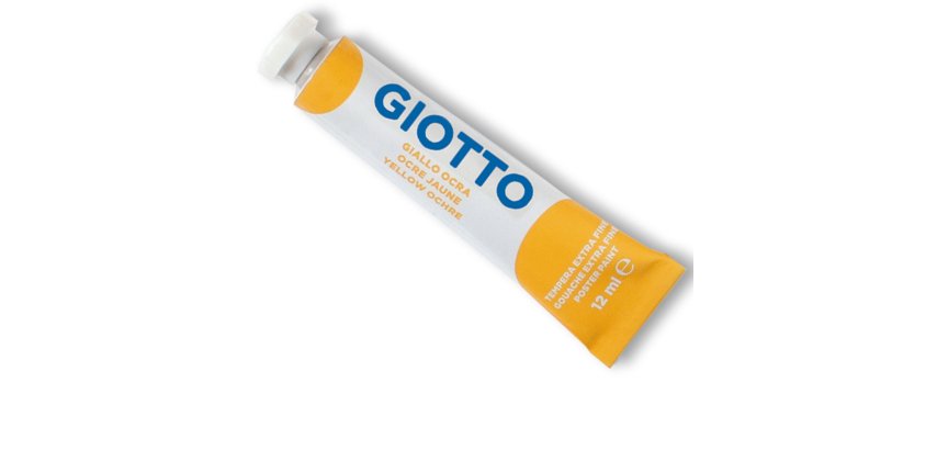 Tempera Tubo 4 - 12ml - giallo ocra - Giotto