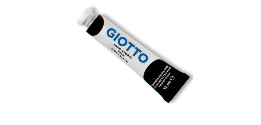 Tempera Tubo 4 - 12ml - nero - Giotto