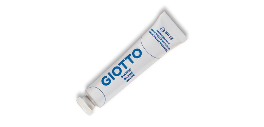Tempera Tubo 7 - 21ml - bianco - Giotto