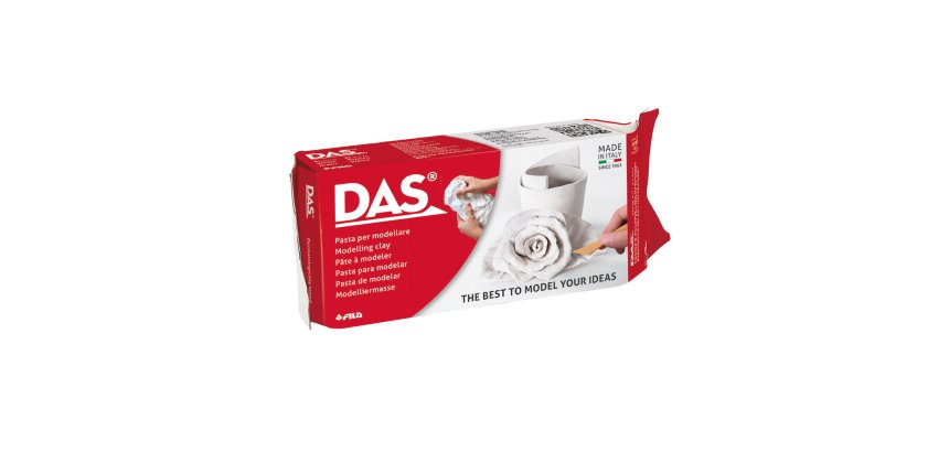 DAS 387000 pottery/modelling compound Modeling clay 500 g White 1 pc(s)