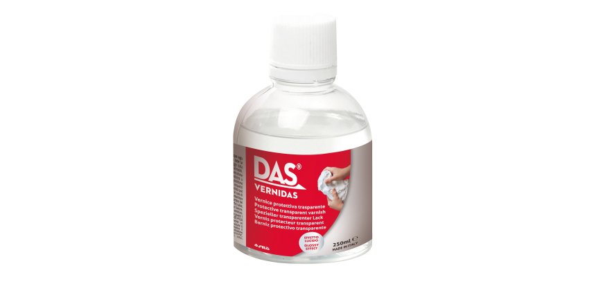 Vernice protettiva Vernidas – trasparente lucido - 250ml - Das