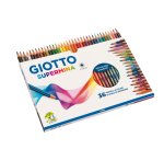 Pastello Supermina - mina 3,8 mm - colori assortiti - Giotto - astuccio 36 pezzi