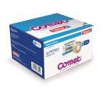 Nastro adesivo - confezionato singolarmente - 19 mm x 10 m - cellophane - trasparente - Comet