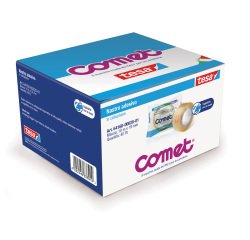 Nastro adesivo - 10 m x 1,9 cm - cellophane - trasparente - Comet