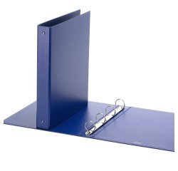 Raccoglitore Europa - 4 anelli tondi 30 mm - dorso 4 cm - 22x30 cm - blu - Favorit