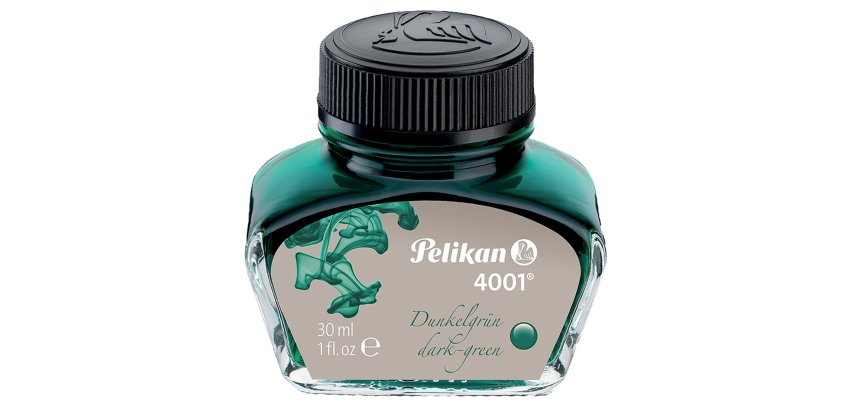 Inchiostro stilografico 4001 - 30 ml - verde scuro - Pelikan