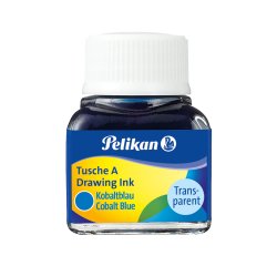 EN_Tinta china pelikan azul cobalto bote de 10 ml
