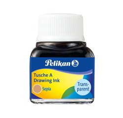 En_tinta china pelikan sepia bote de 10 ml