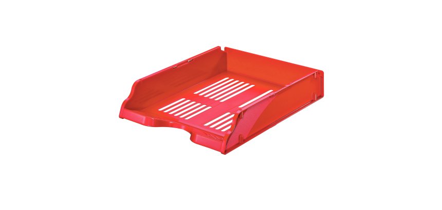 Vaschetta portacorrispondenza Transit - 26 x 33,6 x 7,6 cm - rosso - Esselte