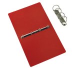 Raccoglitore Presspan - A4 - 4 anelli 25 mm - dorso 4 cm - rosso - Cartotecnica del Garda