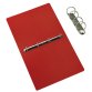 Raccoglitore Presspan - 4 anelli 25 mm - dorso 4 cm - 25x33 cm - rosso - Cartotecnica del Garda