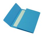 Cartelline a busta - 200 gr - 26 x 34 cm - cartoncino bristol - azzurro - Cartotecnica del Garda - conf. 25 pezzi