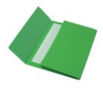 Cartelline a busta - 200 gr - 26 x 34 cm - cartoncino bristol - verde - Cartotecnica del Garda - conf. 25 pezzi