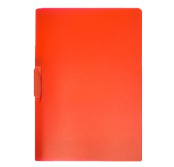 Cartellina con molla Clipper - 22x30 cm - trasparente rosso - Fellowes