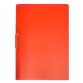 Cartellina con molla Clipper - 22x30 cm - trasparente rosso - Fellowes