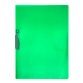 Cartellina con molla Clipper - 22x30 cm - trasparente verde - Fellowes